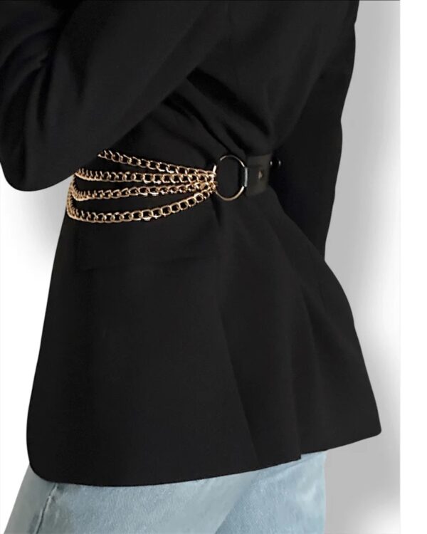 Chain belt – back view