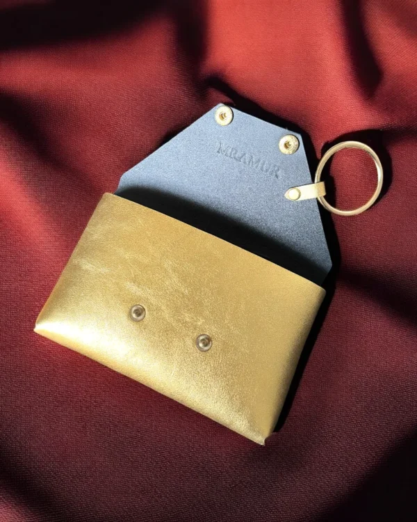 Gold women belt bag
