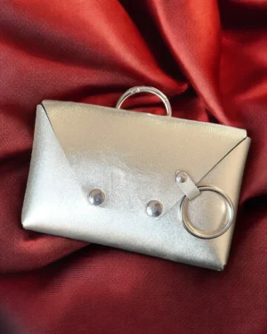 silver waist women bag