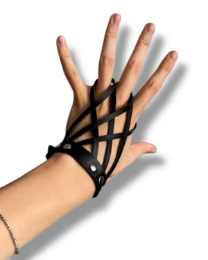 Leather cross straps bracelets