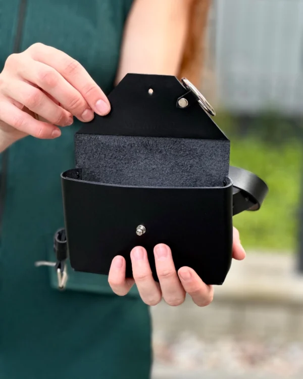 waist leather bag for women